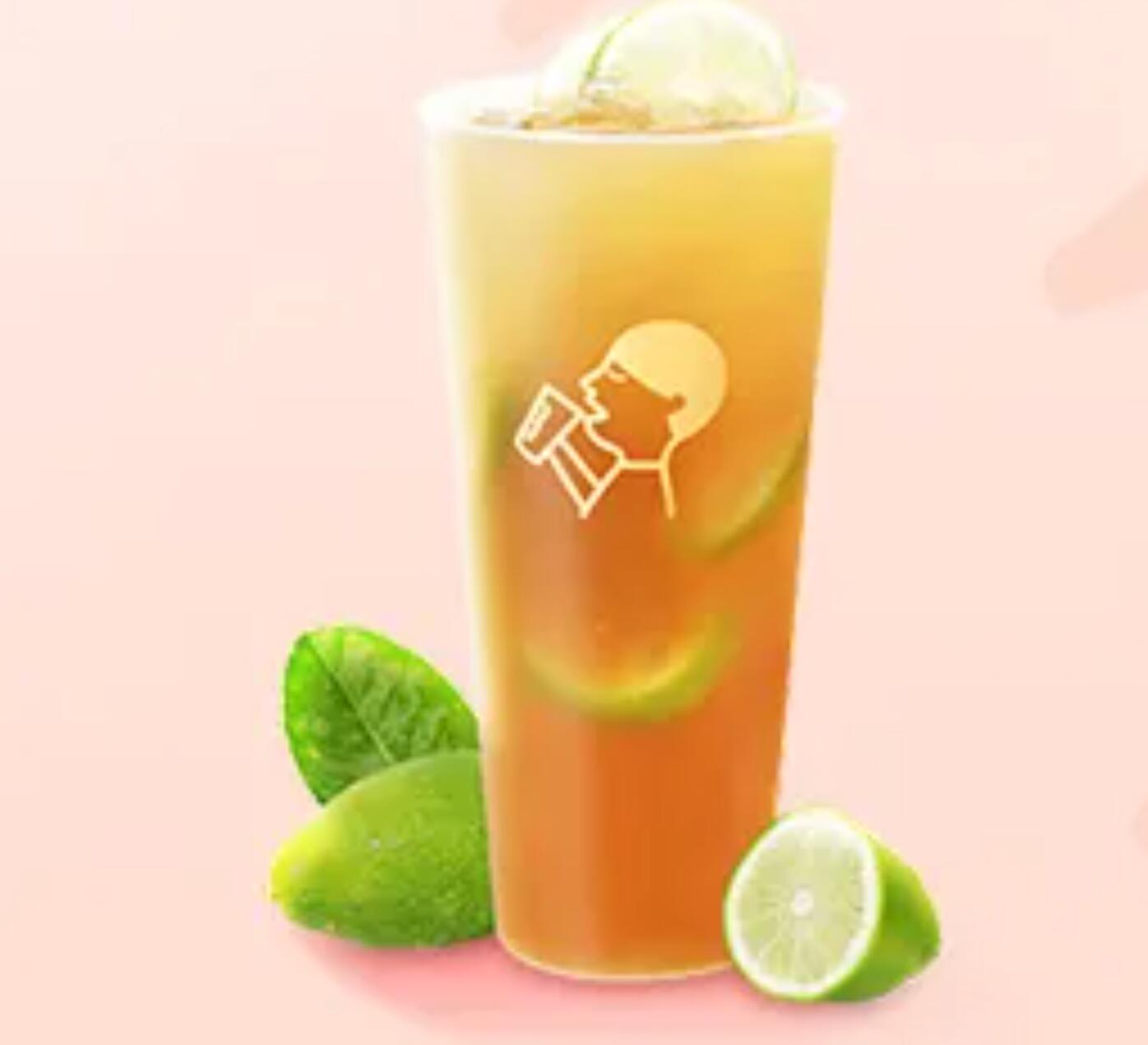 10.9元，喜茶鸭喜香柠打茶