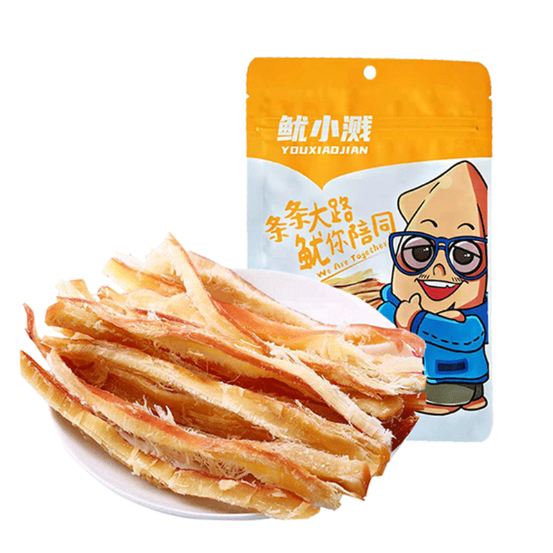【拍三件】手撕鱿鱼条鱿鱼丝80g*3