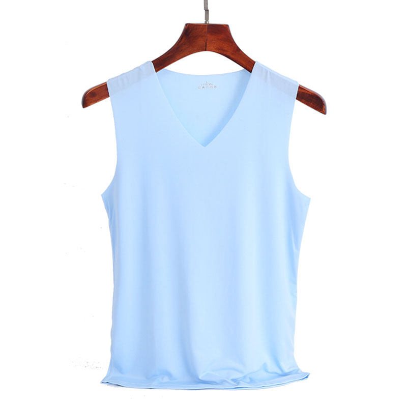 【可签到】夏季无痕冰丝男士背心