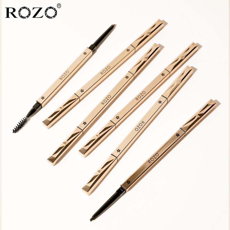 ROZO小金钻初学者极细眉笔3支