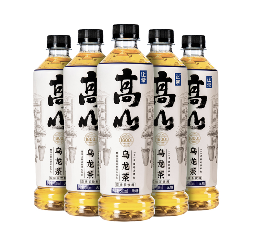 11.9元包邮！让茶 无糖高山乌龙茶500ml*5瓶