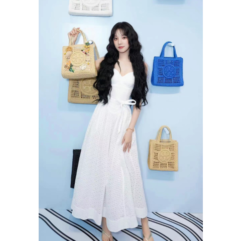 Tory Burch Ella 镂空托特包 宋雨琦同款不同色