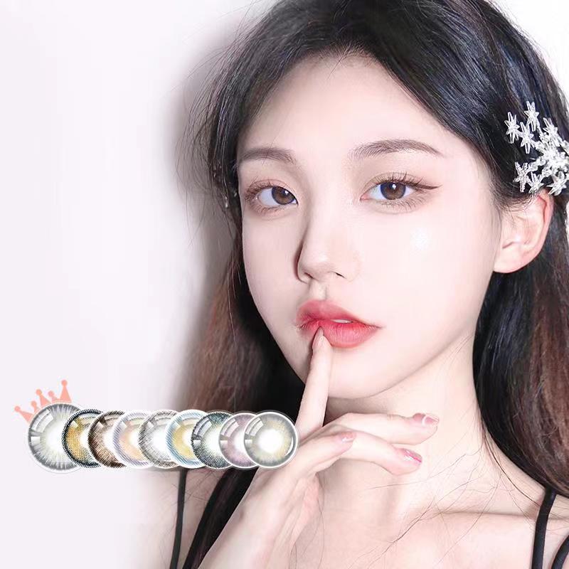 【拍两件】日本elebelle半年抛美瞳2片