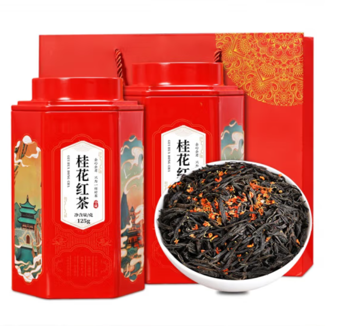 54元包邮！饮矿 2022新茶桂花红茶正山小种野茶制500g