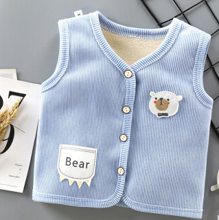 39元包邮！萤宝 儿童秋冬加绒保暖马甲