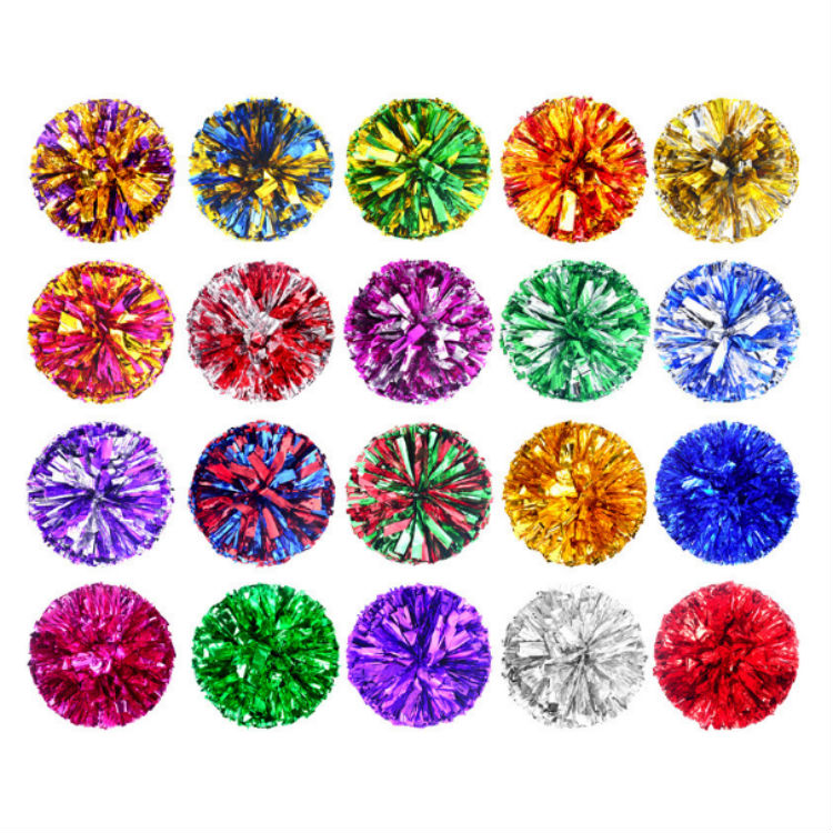 啦啦操花球舞蹈演出手拿花