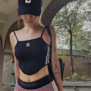 Adidas阿迪达斯 Originals细肩带 鱼骨吊带