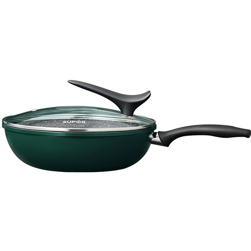 苏泊尔家用麦饭石色不粘锅