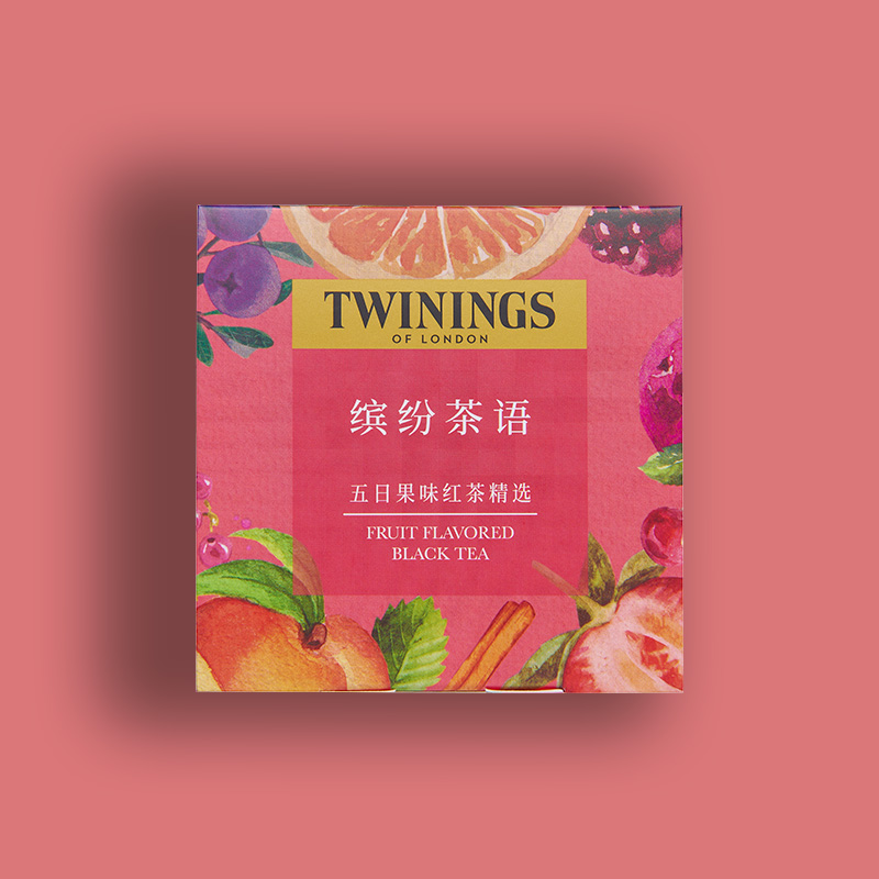 twinings川宁进口果香红茶茶包