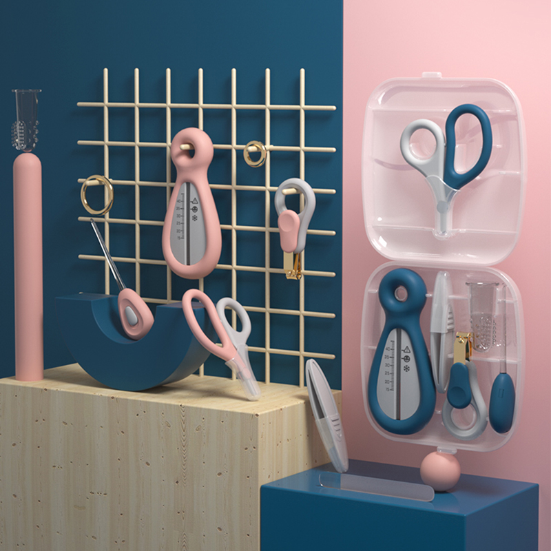 babycare婴儿指甲剪7件套装宝宝安全指甲刀