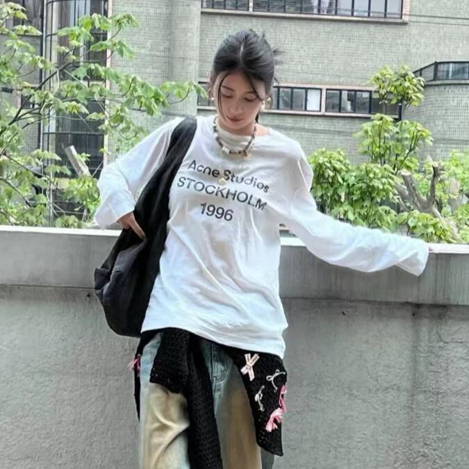 Acne Studios白色1996长袖T