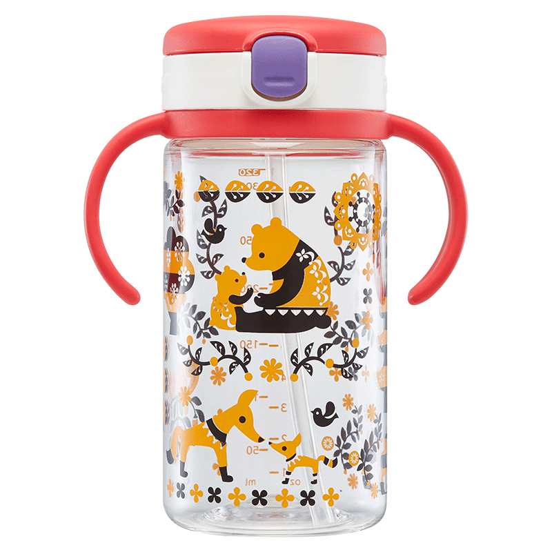 Richell利其尔奶瓶学饮杯防漏儿童吸管杯