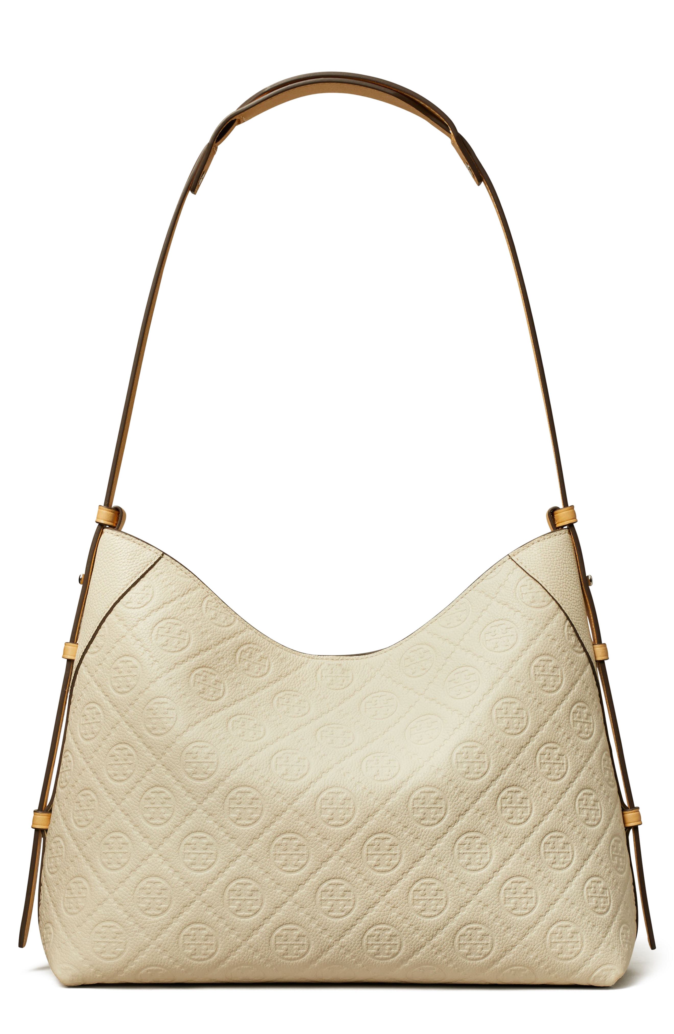 Tory Burch T Monogram Pebble 汤丽柏琦信使包