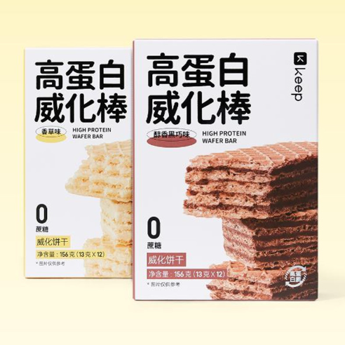 24.9元包邮！Keep 蛋白棒高蛋白威化棒*2盒