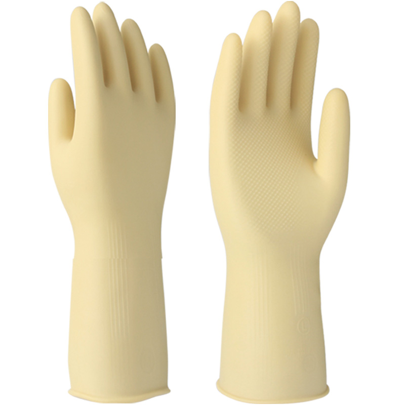 可签到！加厚橡胶洗碗手套1双