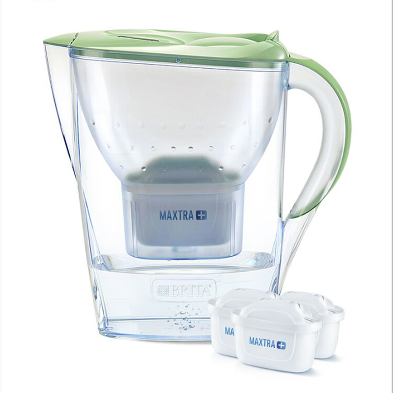 BRITA碧然德进口去水垢滤水壶2.4L+4滤芯