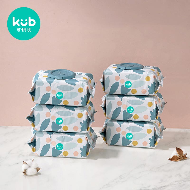 【可优比】婴儿湿巾宝宝湿纸巾80抽*6包