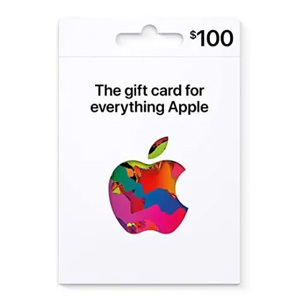 Apple  $100 实体礼卡 送$15亚马逊礼券