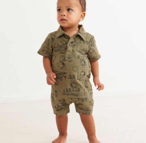 Hanna Andersson Baby Peanuts连体衣
