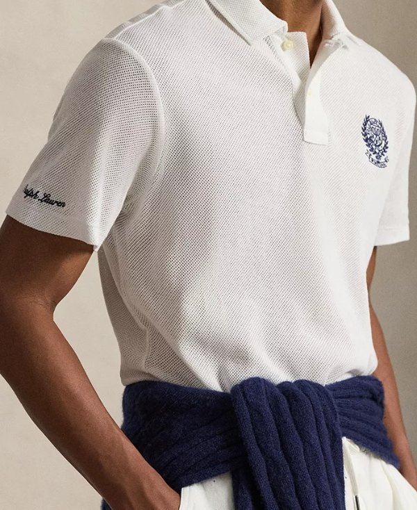 Polo Ralph Lauren 温布尔登刺绣翻领POLO衫