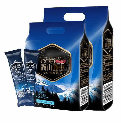 9.9元包邮！蓝山风味咖啡40杯/袋