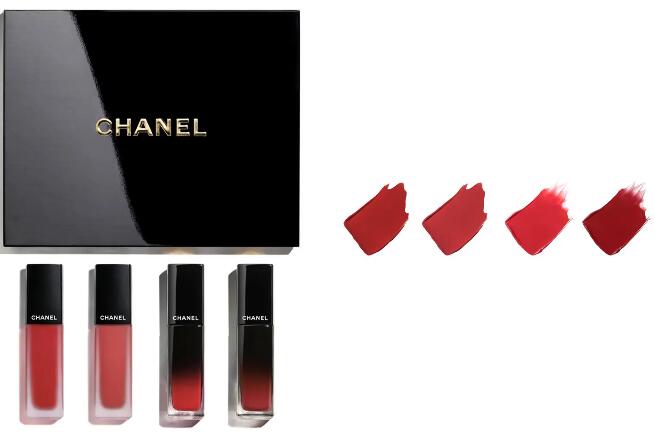 chanelrougeallure唇釉礼盒4支装