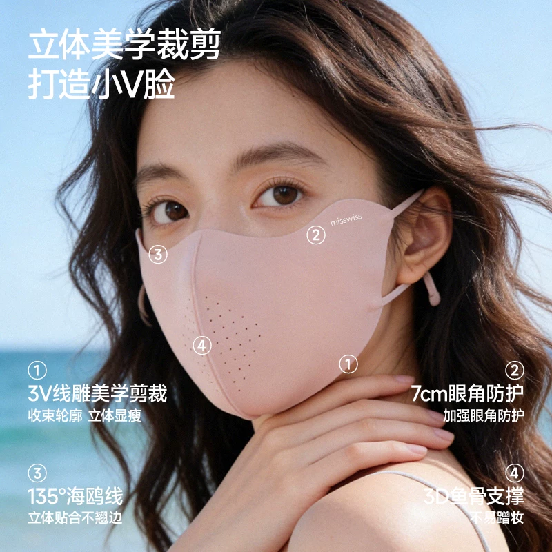 MissWiss防晒口罩1件