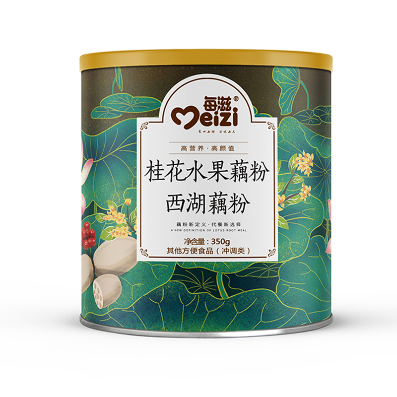 【每滋】桂花水果藕粉350g*1罐