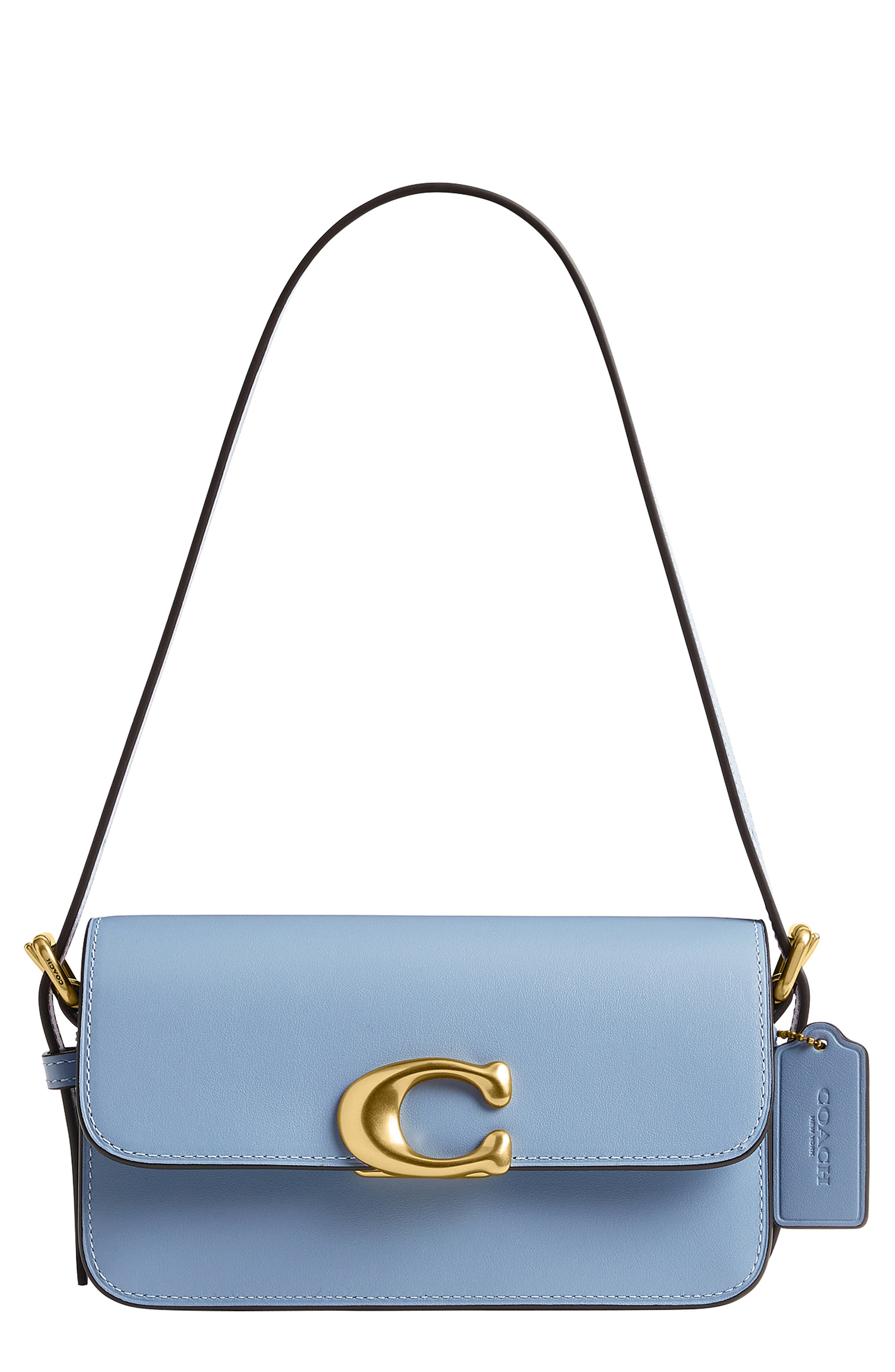 COACH Zoe Refined Calf Leather Shoulder Bag