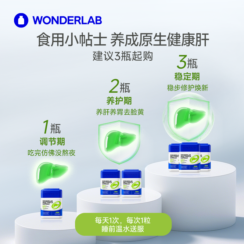 WonderLab奶蓟草胶囊60粒