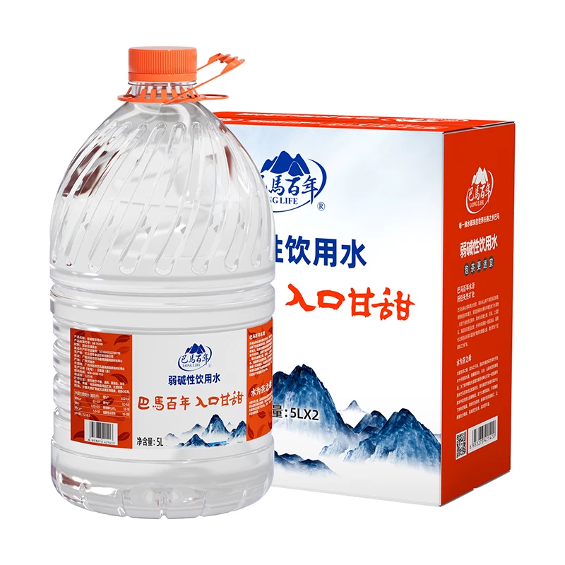 长寿山巴马弱碱山泉5L×2