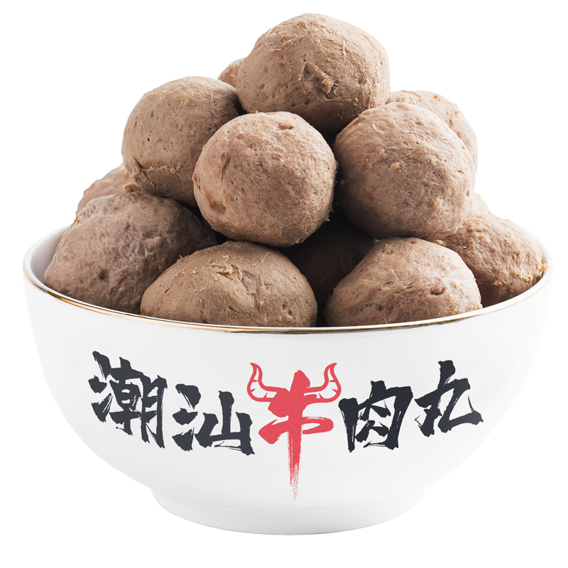 【正宗潮汕手打牛筋丸牛肉丸1000g