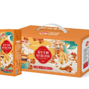 33.82元！达利园 花生牛奶 250ml*12盒*2件
