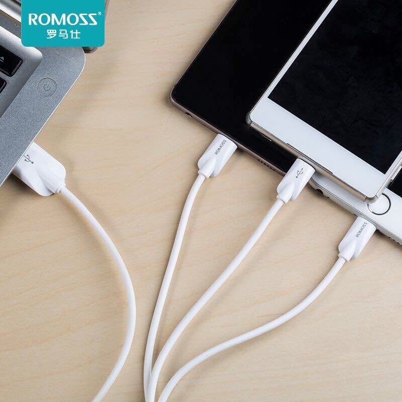 【罗马仕】三合一快充数据线