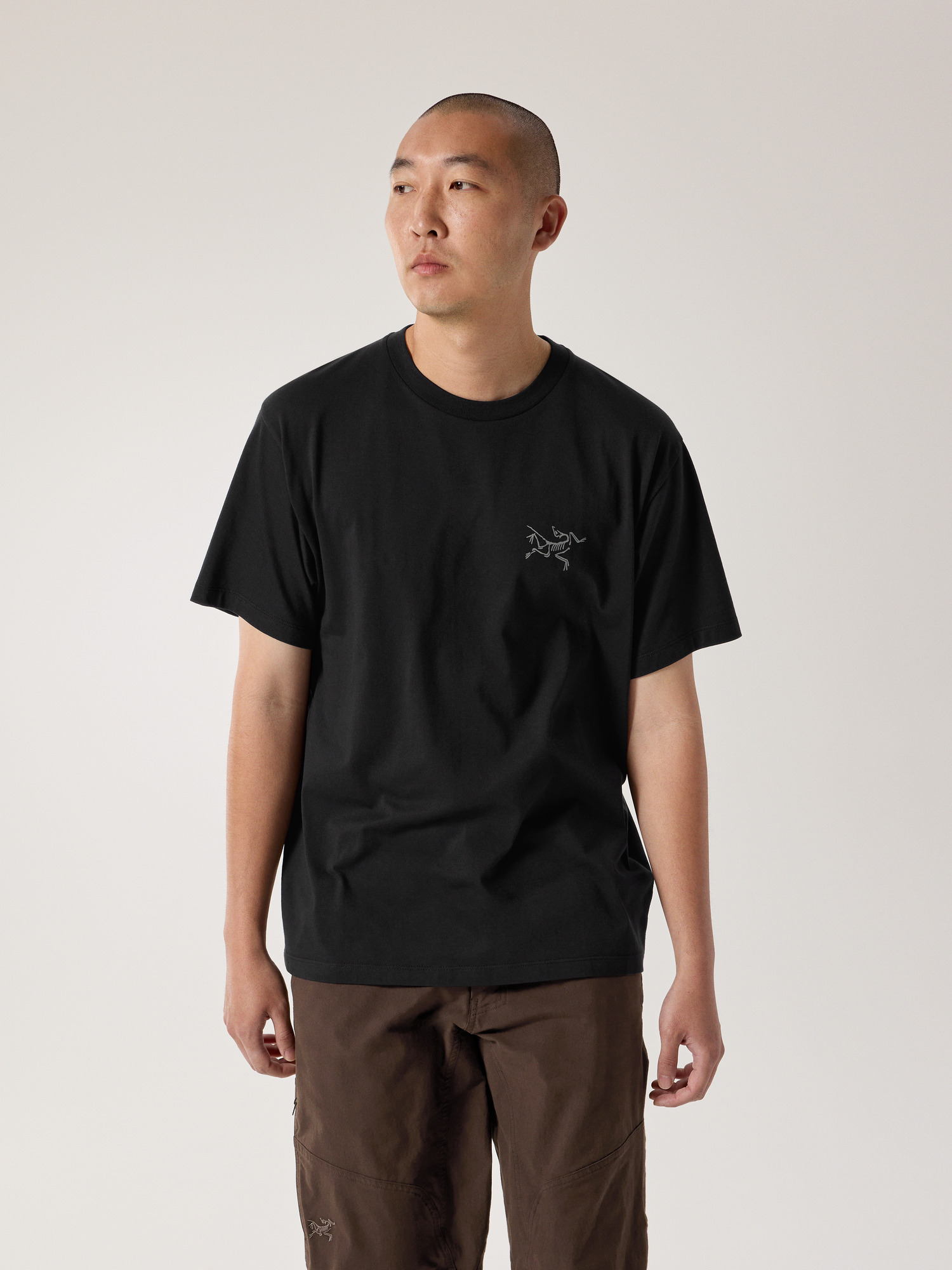 Arcteryx Kragg SL Cotton Shirt SS 男士短袖t恤 Black M
