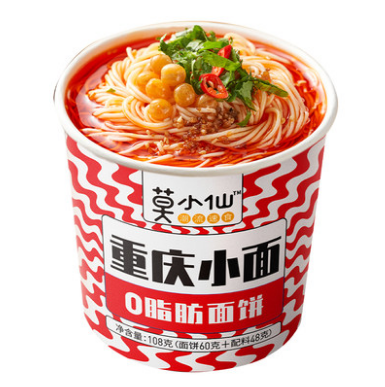 11.75元包邮！莫小仙 麻辣重庆小面108g*5桶