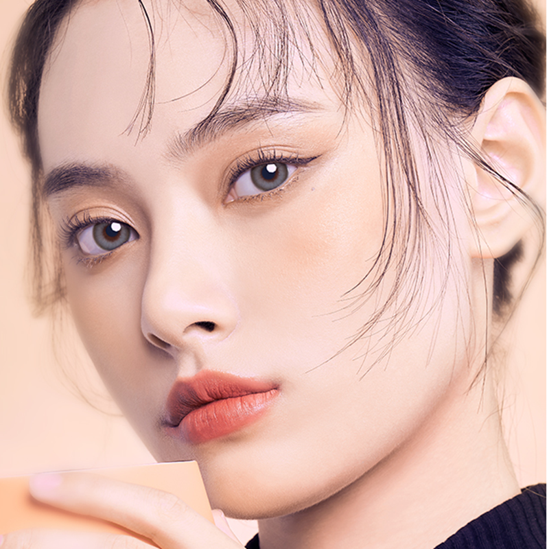 绮芙莉givre美瞳柔雾月抛2片网红彩色