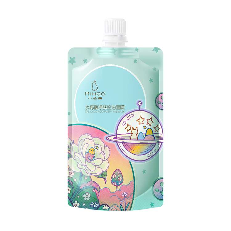 小迷糊艺术家联名款水杨酸清洁控油泥膜