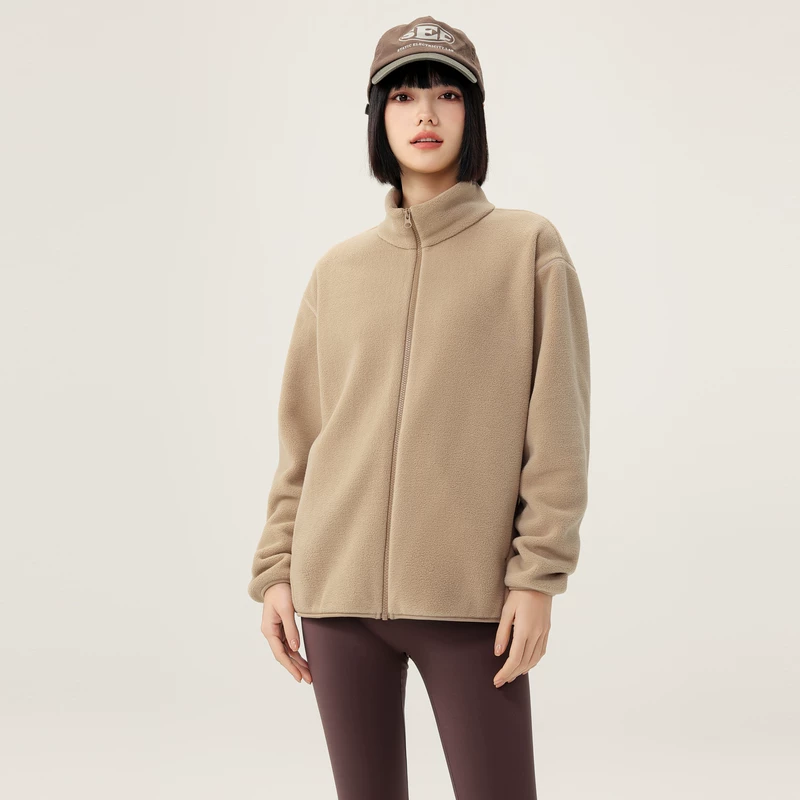 【雪中飞】摇粒绒立领外套