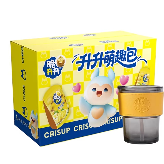 17.7元包邮！脆升升.15包+贈水杯