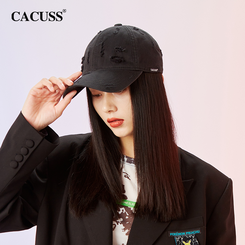 cacuss破洞百搭棒球帽