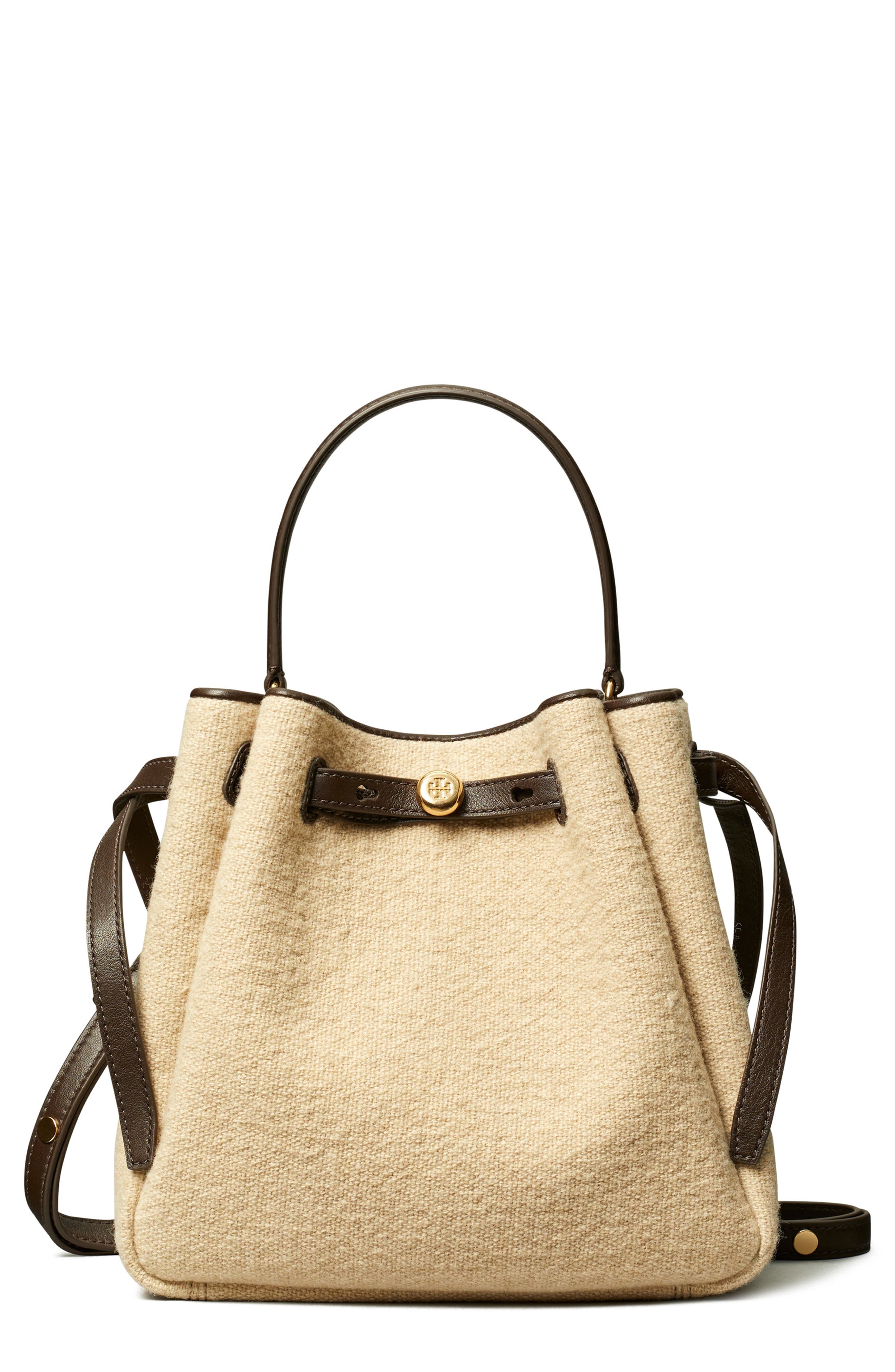 Tory Burch Romy Canvas Bucket Bag