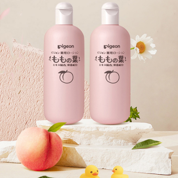 贝亲桃子水桃叶精华宝宝200ml*2