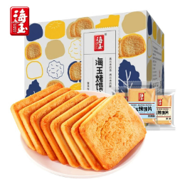 12元！海玉 山西特产 烤馍片 850g/箱 多口味可选（需凑单）