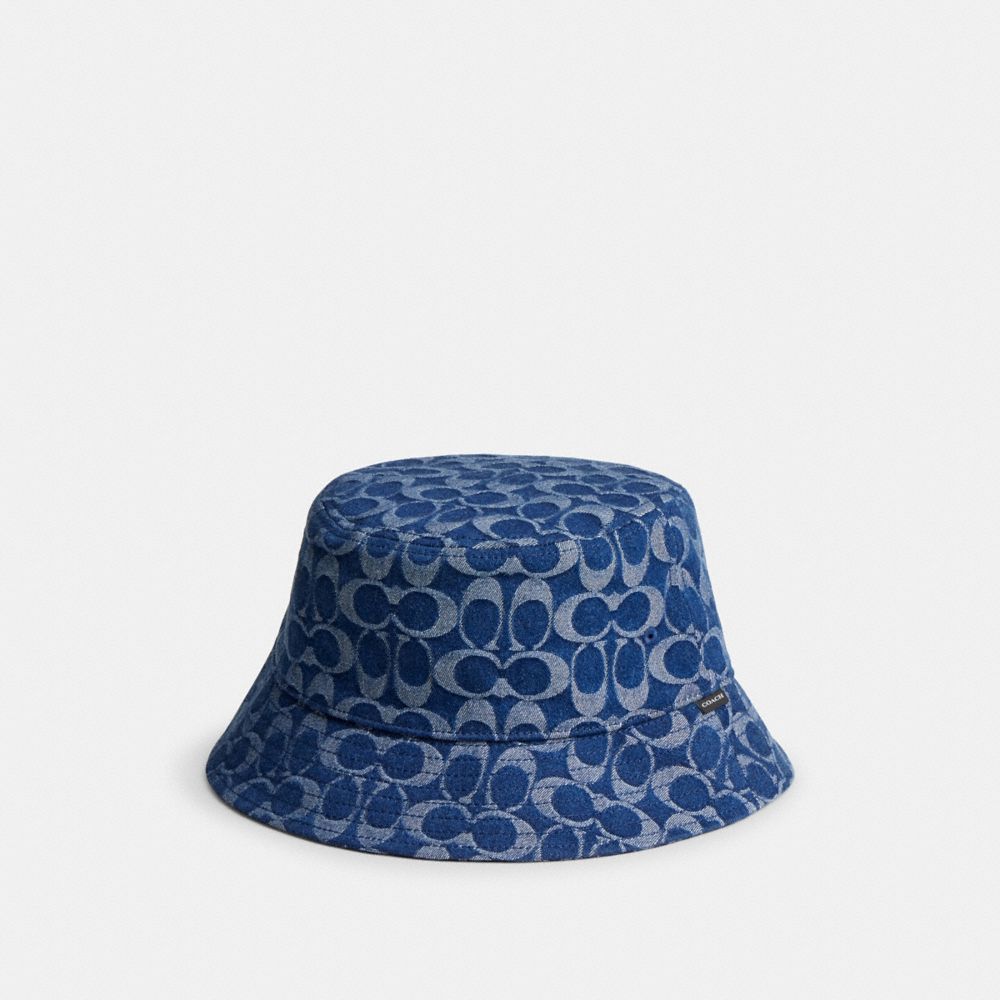 coach signature denim bucket hat CZ926-DEN