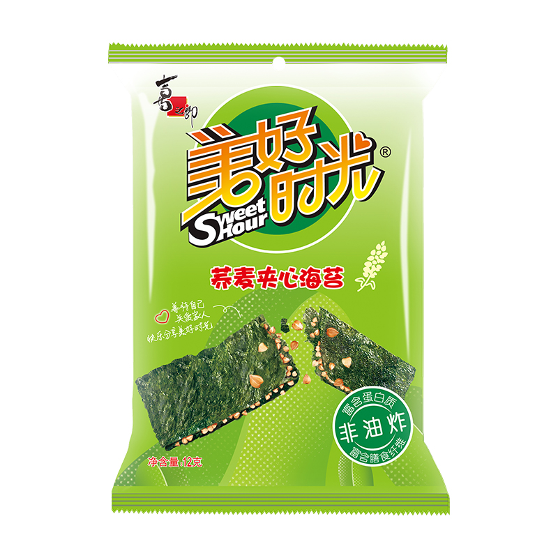 【5袋到手19.9】美好时光夹心海苔5*6片