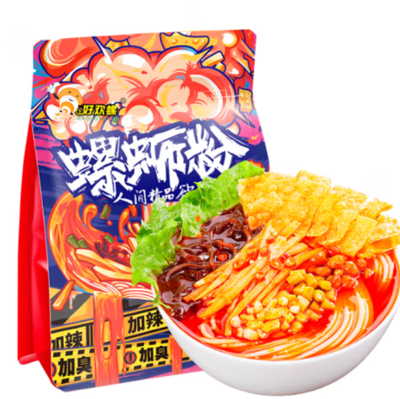 7.6/包！好欢螺加辣加臭版400g（需凑单）