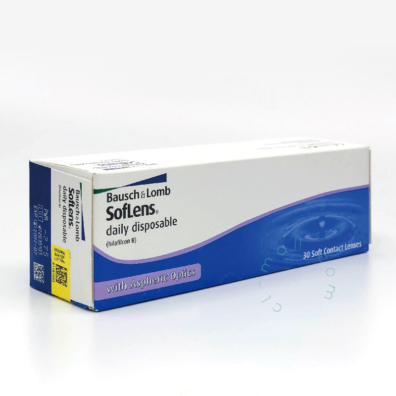 博士伦水润高清日抛30片装*3