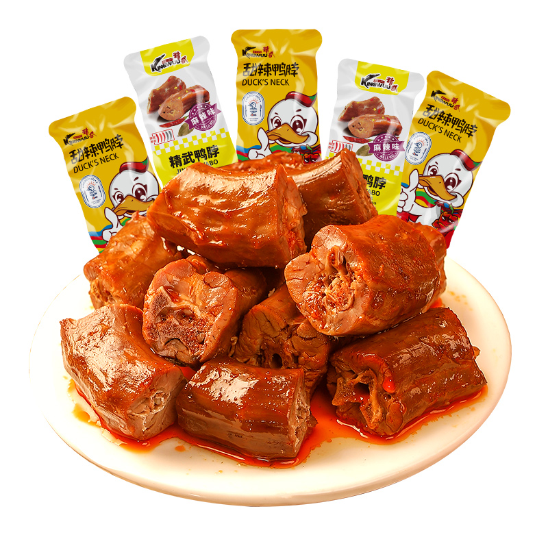 精武鸭脖甜辣麻辣独立小包*20包