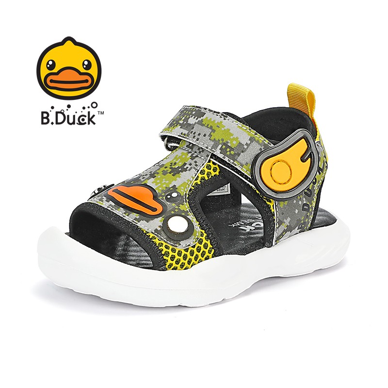 B.Duck小黄鸭童鞋男童凉鞋夏季新款宝
